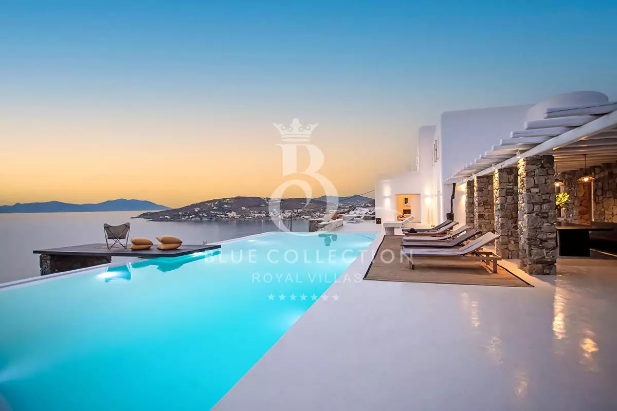 Presidential Villa for Rent in Mykonos - Greece | Agios Ioannis | REF: 180412133 | CODE: ALS-1 | Private Infinity Pool | Sunset view 