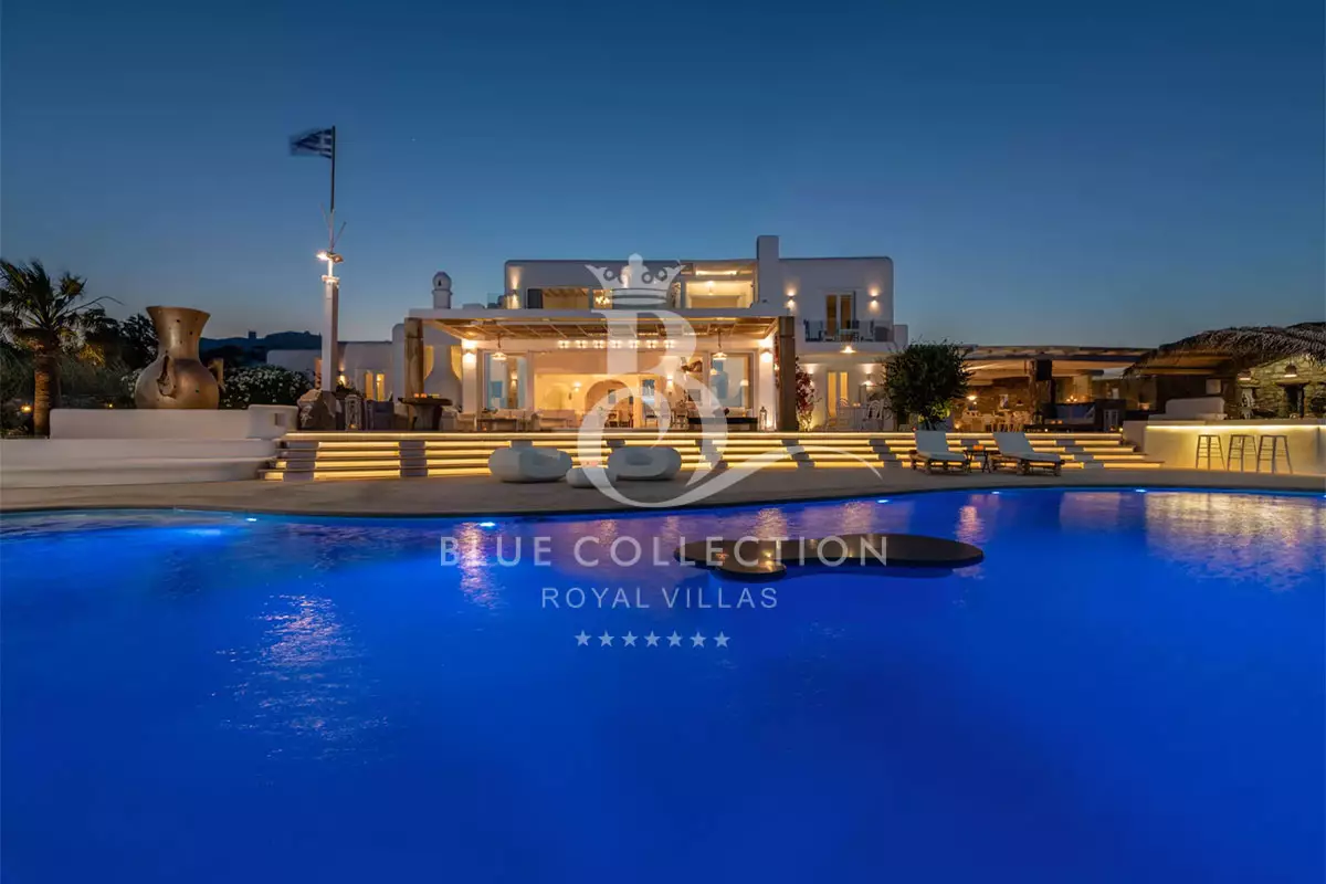 VIP Villa for Rent in Mykonos – Greece | Kalafatis | Private Pool | Sea view | Sleeps 28 | 14 Bedrooms | 16 Bathrooms | REF: 180412137 | CODE: KFA-1