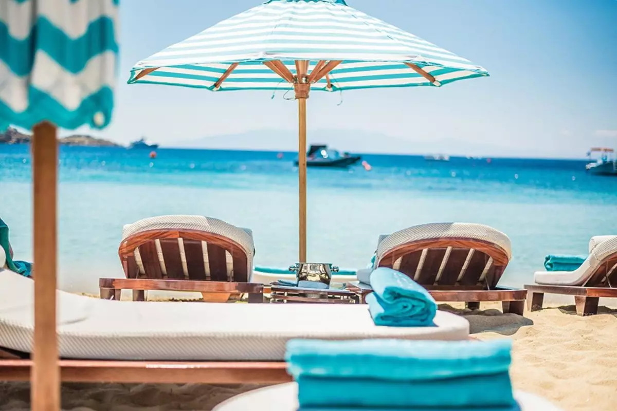 Nammos Mykonos beach club, a hotspot for celebrities and exclusive events in Greece