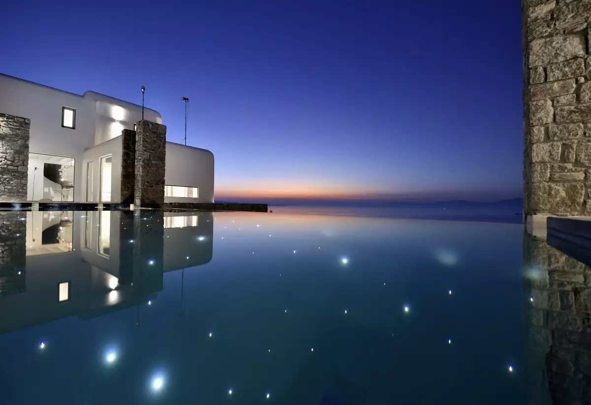 Luxury Villa ADR-2 in Mykonos with panoramic sea views and private pool