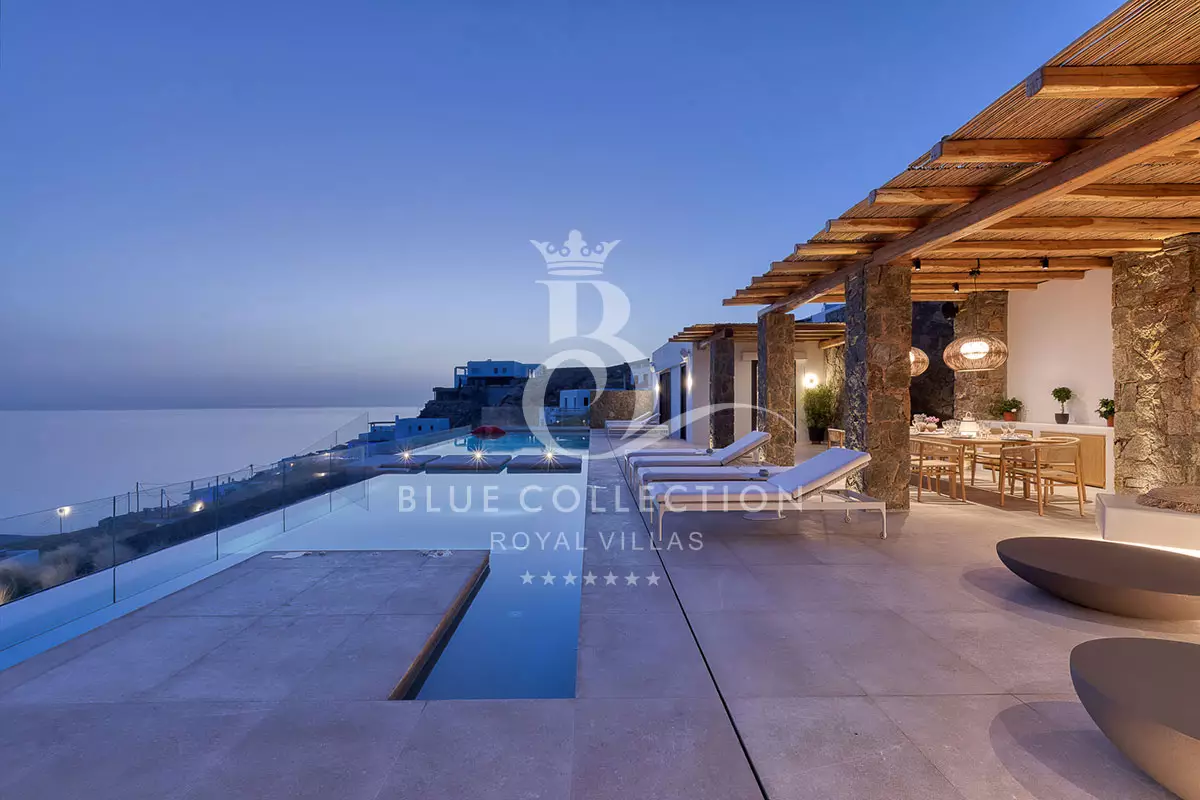 Luxury Villa for Rent in Mykonos – Greece | Choulakia | REF: 180413224 | CODE: CHA-7 | Sea & Sunset View | Private Heated Infinity Pool | Sleeps 12 | 6 Bedrooms | 8 Bathrooms