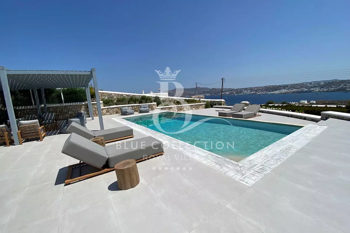 Private Villa for Rent in Mykonos – Greece | Kanalia | REF: 180413237 | CODE: EVM-8 | Sea & Sunset View | Private Infinity Pool | Sleeps 14 | 7 Bedrooms | 7 Bathrooms