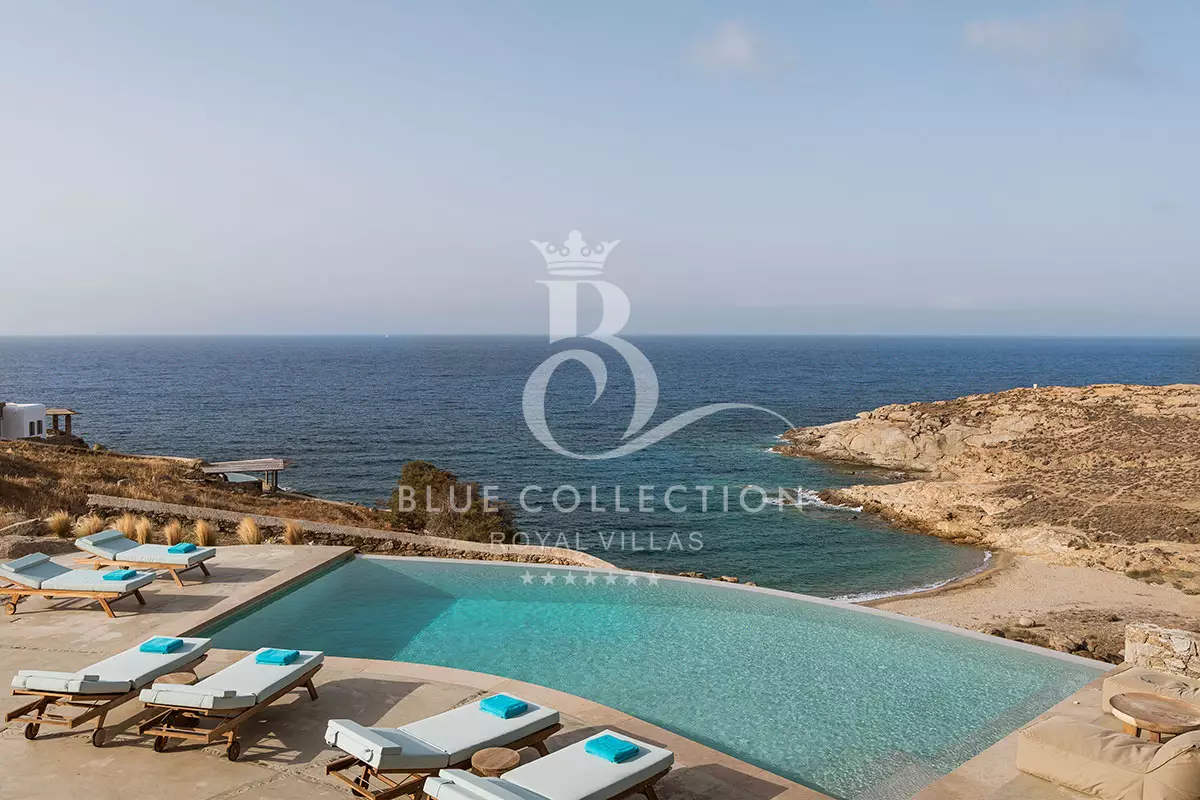 Private Beachfront Villa for Rent in Mykonos – Greece | Lia | REF: 180413235 | CODE: LTS-1 | Sea View | Private Infinity Pool | Sleeps 18 | 9 Bedrooms | 9 Bathrooms