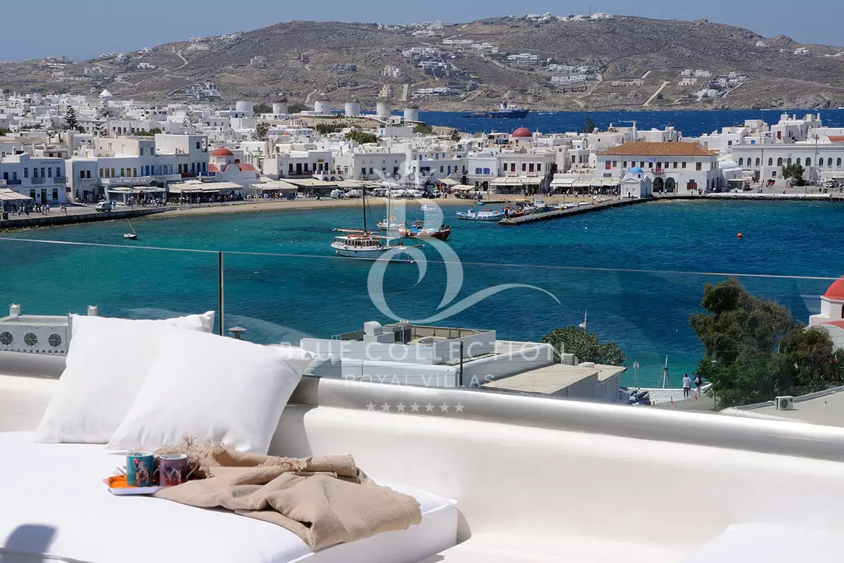 Private Villa for Rent in Mykonos – Greece | Mykonos Town | REF: 180413217 | CODE: MTL-9 | Sea & Sunset View | Private Plunge Pool | Sleeps 6 | 3 Bedrooms | 3 Bathrooms