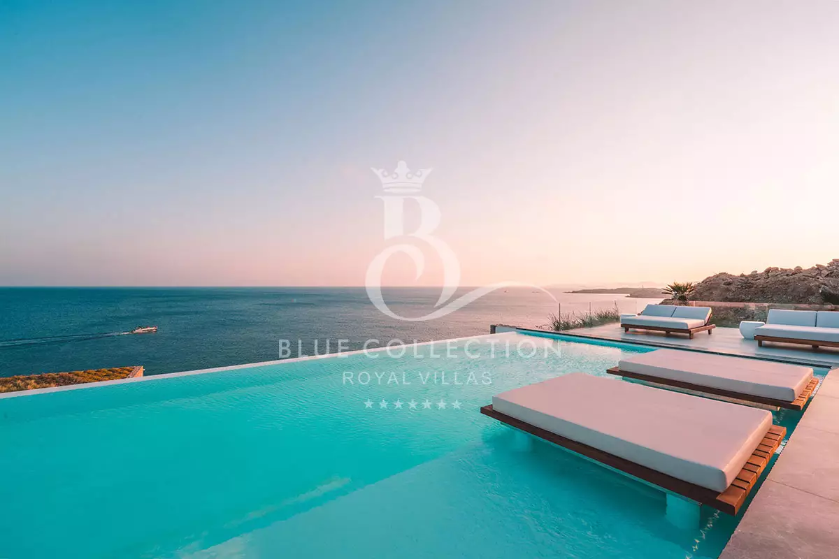 Luxury Seafront Villa for Rent in Mykonos – Greece | Pirgi | REF: 180413229 | CODE: PRG-3 | Panoramic Sea View | Private Heated Infinity Pool | Sleeps 20 | 10 Bedrooms | 10 Bathrooms